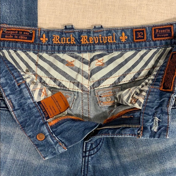 ROCK REVIVAL - Women’s Jeans  “Francis Straight” - Picture 5 of 10
